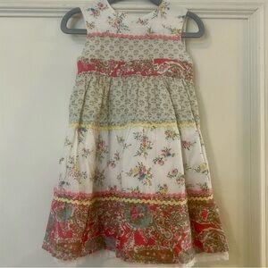 Chloe Louise Girls Floral Patchwork Sundress 18-24M Party Dress